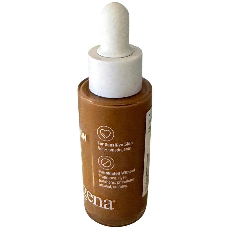 Neutrogena Serum Foundation Womens 1oz Deep 01 Healthy Skin Sensitive B5 Dropper